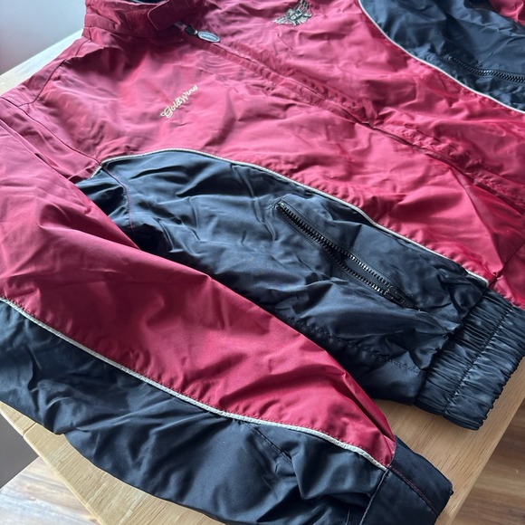 Honda Gold Wing Black‎ and Red Motorcycle Jacket Windbreaker Size Medium - Picture 4 of 7